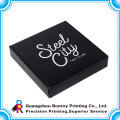 Custom made matt black strong corrugated paper mail shipping box